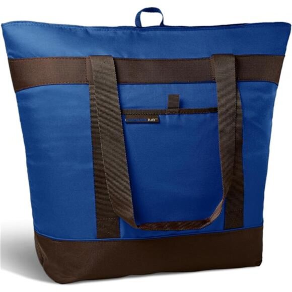 Jumbo Chillout Thermal Tote, Insulated Soft Sided Cooler Bag, Foldable Reusable - Picture 1 of 7
